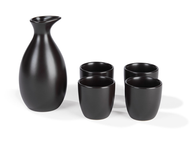 ERNESTO® Sake-Set, 5-teilig, Steingut Fabrikladen