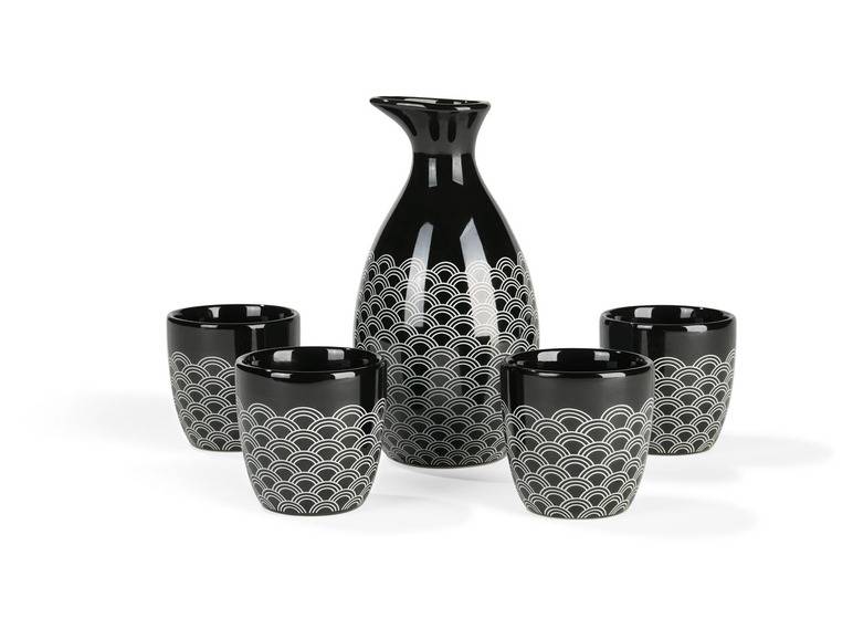 ERNESTO® Sake-Set, 5-teilig, Steingut Fabrikladen