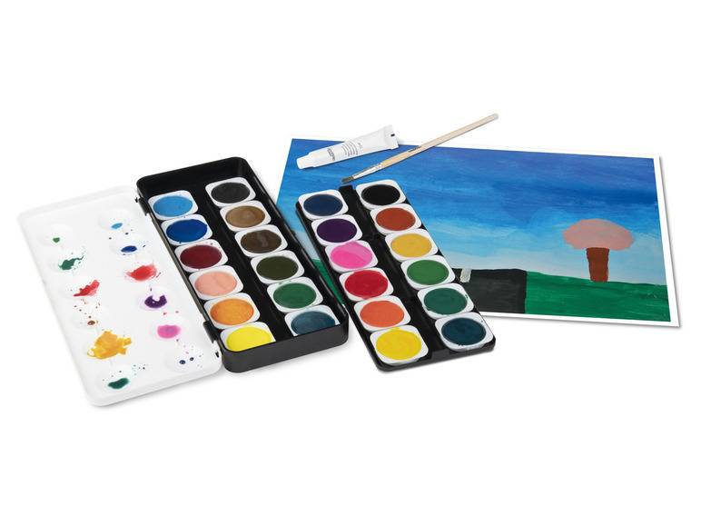 crelando® Schuldeckfarbkasten, 24 Farben Online