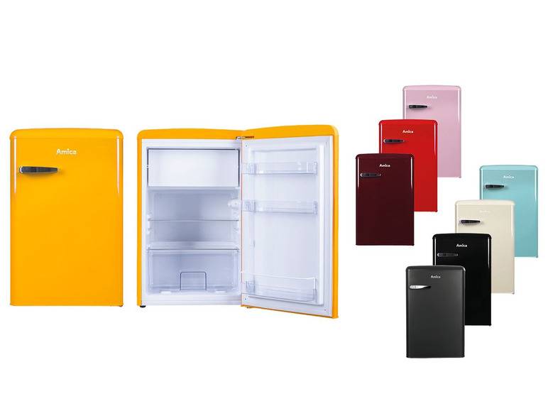 Amica Kühlschrank Retro »KS 15610-16«, mit Gefrierfach Heißer Verkauf