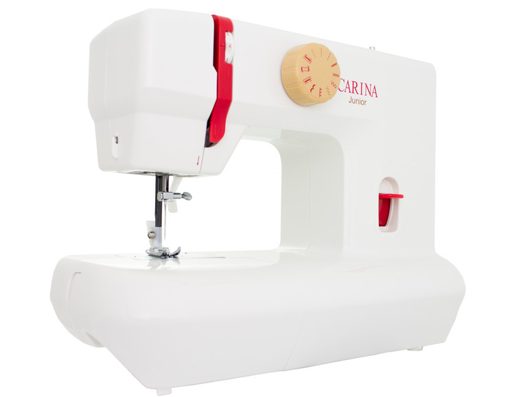 Carina Mechanische Nähmaschine »Junior«, Einsteigermodell, 6 Stichprogramme, mit Hülle Blitzangebot