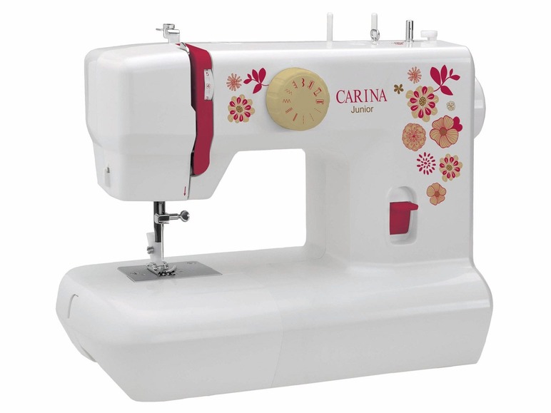 Carina Mechanische Nähmaschine »Junior«, Einsteigermodell, 6 Stichprogramme, mit Hülle Blitzangebot