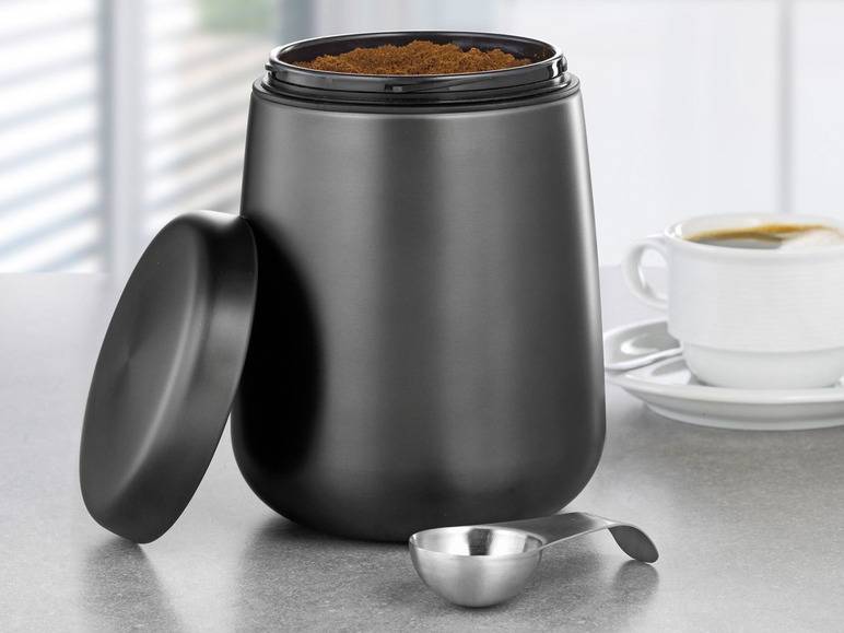 Esmeyer Kaffee-/ Vorratsdose Edelstahl inkl. Löffel im Deckel Neueste Stile