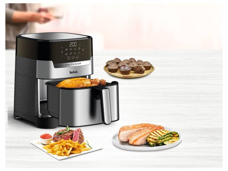 Tefal Heißluftfritteuse »Easy Fry & Grill XL Deluxe EY505D«, 1.550 W Fabrikladen