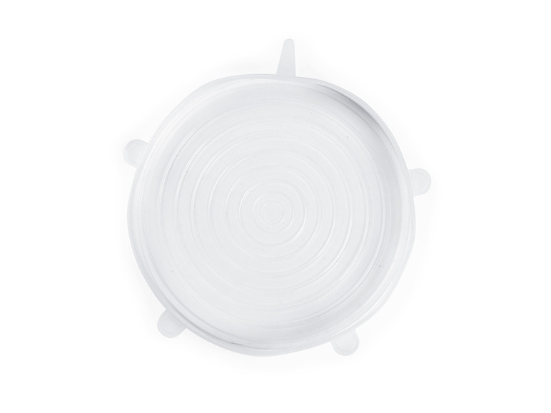 GOURMETmaxx Flexible Silikondeckel, 12 Stück , transparent Hotsell