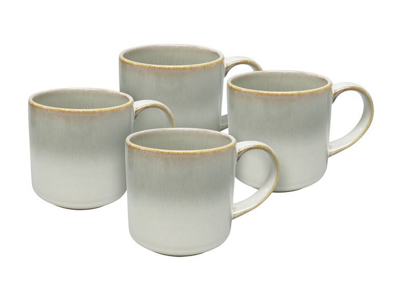 vanWell Kaffeebecher 4erSet 38cl mit Farbglasur Steingut Exklusive Angebote