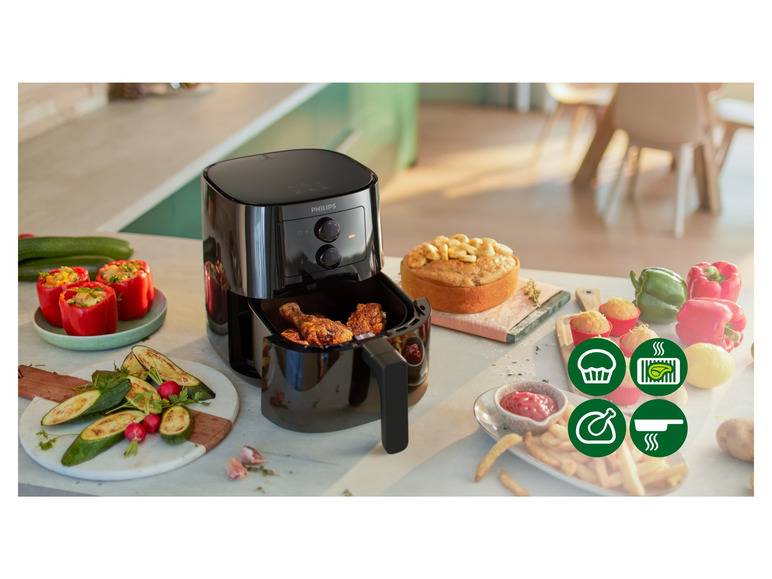 PHILIPS Essential Airfryer Compact »HD9200/90«, 1400 W Super Sparpreis