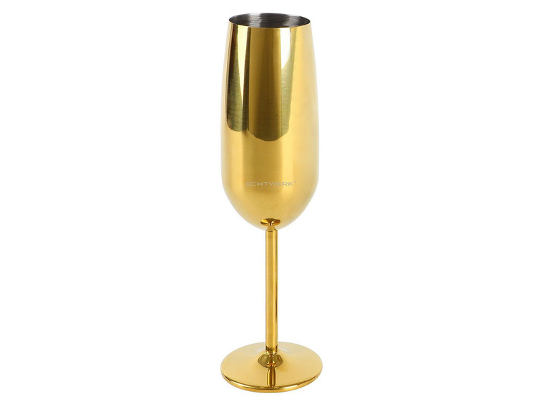 ECHTWERK Sekt-/Champagnerkelch aus Edelstahl Set Kostenlose Rückgabe