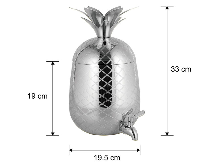 ECHTWERK Ananas Getränkespender 4,7L JETZT KAUFEN