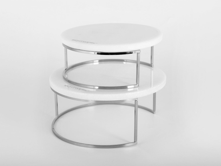 ECHTWERK Etagere Marmor, 2 stöckig, ideal zum Servieren Zeitbegrenzte Promotion
