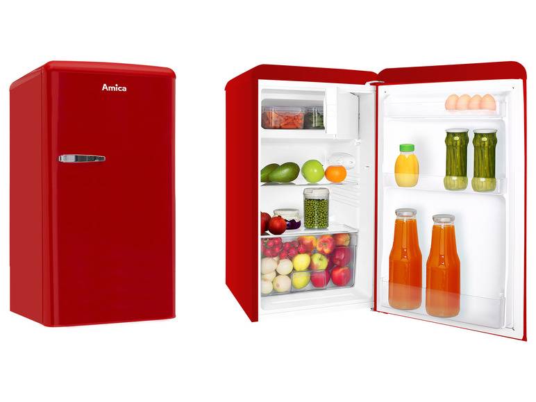 Amica Retro Kühlschrank »KSR 361 105« mit Gefrierfach Blitzverkäufe