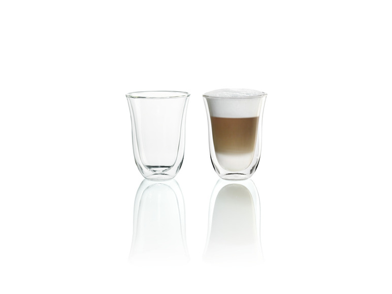 Delonghi Latte Macchiato Gläser, 220 ml, 2er Set Zeitlich begrenztes Angebot
