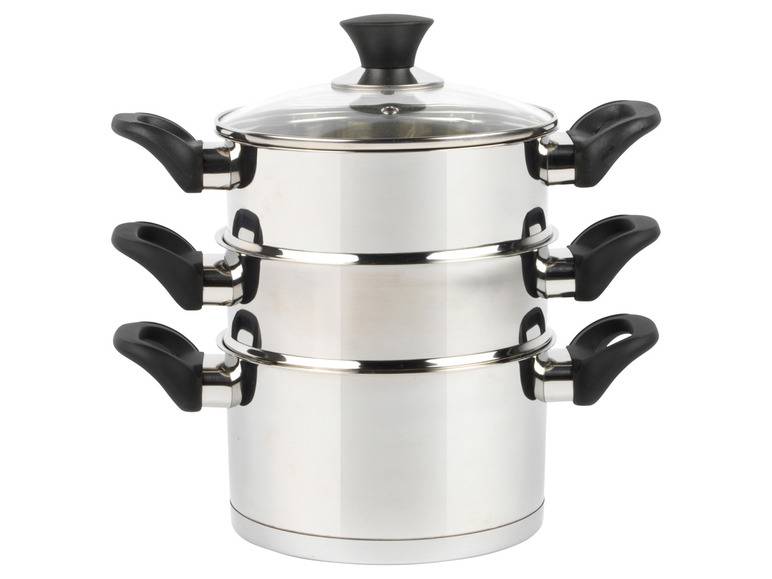 Salter® Dampfgartopf-Set, 4-tlg. Ø 18 cm Wochenangebot