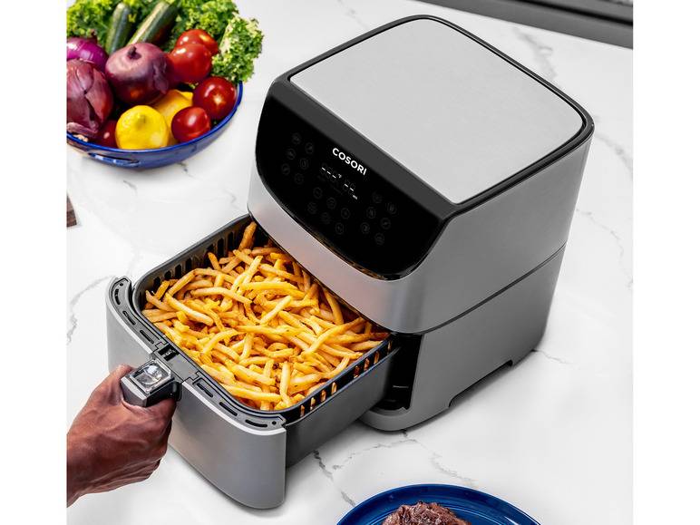 Cosori Heißluftfritteuse CP158-AF, 5,5 l, 11 Programme Fabrikladen