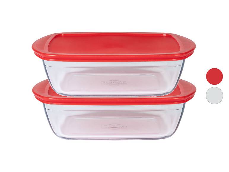 Pyrex® Daily Frischhaltedosen rechteckig, 2er Set, aus Borosilikatglas 50% Rabatt für begrenzte Zeit