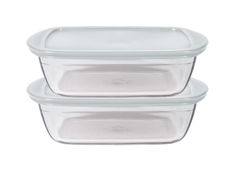 Pyrex® Daily Frischhaltedosen rechteckig, 2er Set, aus Borosilikatglas 50% Rabatt für begrenzte Zeit