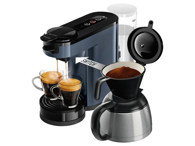 PHILIPS Senseo Switch Pad- und Filterkaffeemaschine »Switch HD7891/74«, 2-in-1-Brühtechnologie Outlet