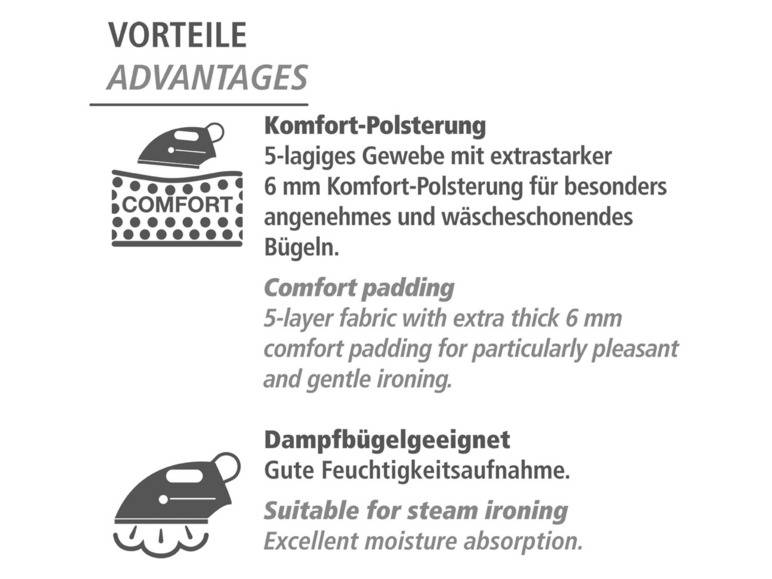 Wenko Bügeldecke »Air Comfort« Blitzbügler, dampfbügelgeeignet Fabrik Onlineshop