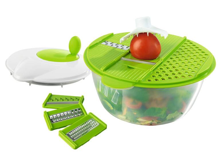 GOURMETmaxx 3-in-1-Salat-Set, 9-teilig Heißer Verkauf