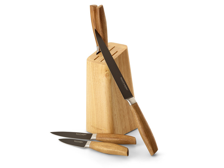 ECHTWERK Messerblock Set Classic - Black Edition, 6tlg Speichern exportieren