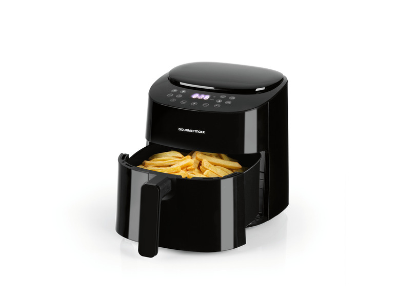 GOURMETmaxx Heißluft-Fritteuse Digital, 4,5 l, 1400 W Limitierter Zeitrabatt