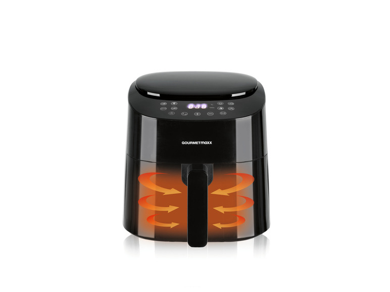 GOURMETmaxx Heißluft-Fritteuse Digital, 4,5 l, 1400 W Limitierter Zeitrabatt