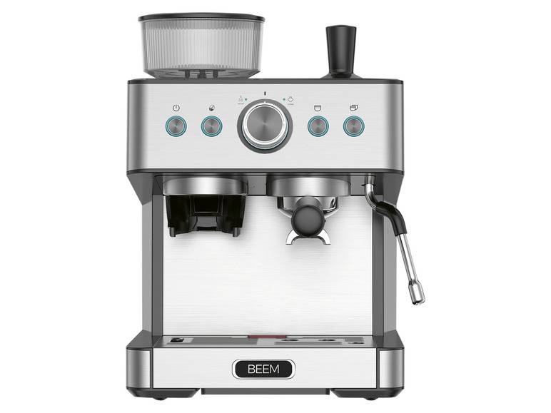 BEEM Siebträgermaschine mit Mahlwerk, Thermoblock, Heizsystem Flash Sale