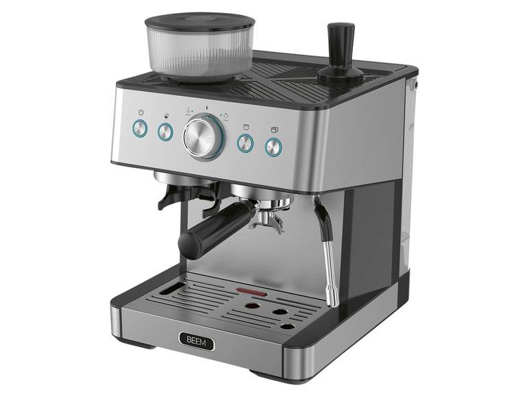 BEEM Siebträgermaschine mit Mahlwerk, Thermoblock, Heizsystem Flash Sale