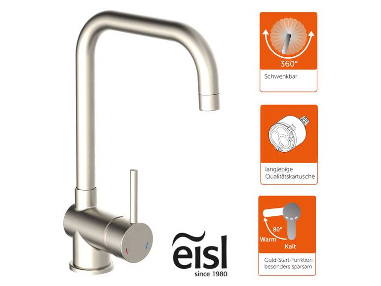 Eisl Küchenarmatur »Futura«, mit Cold-Start Funktion Saisonschlussverkauf