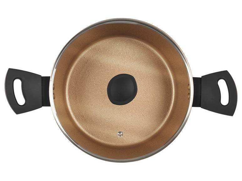 Russell Hobbs Aluminium Topf Opulence Collection Schwarz/Gold Top Angebot