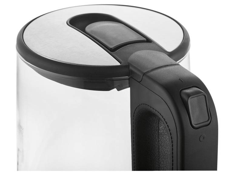 GOURMETmaxx Glas-Wasserkocher, 1,7 l, kabellos, LED Bestseller
