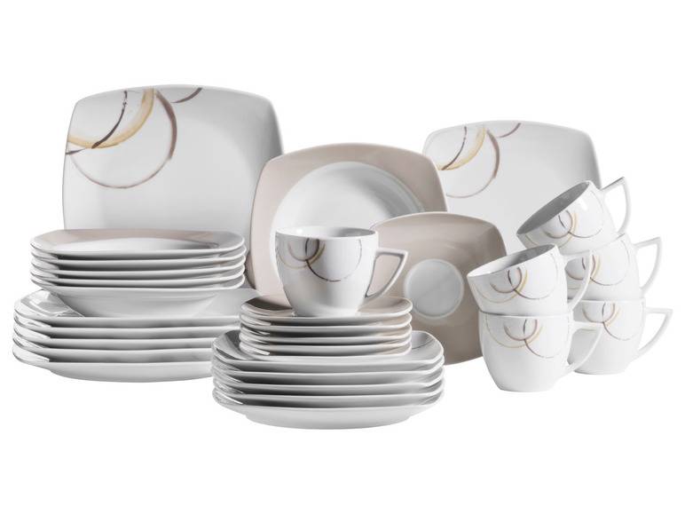 MÄSER Geschirr-Set »Nela«, beige/braun/weiß, 30-teilig Wochenangebot