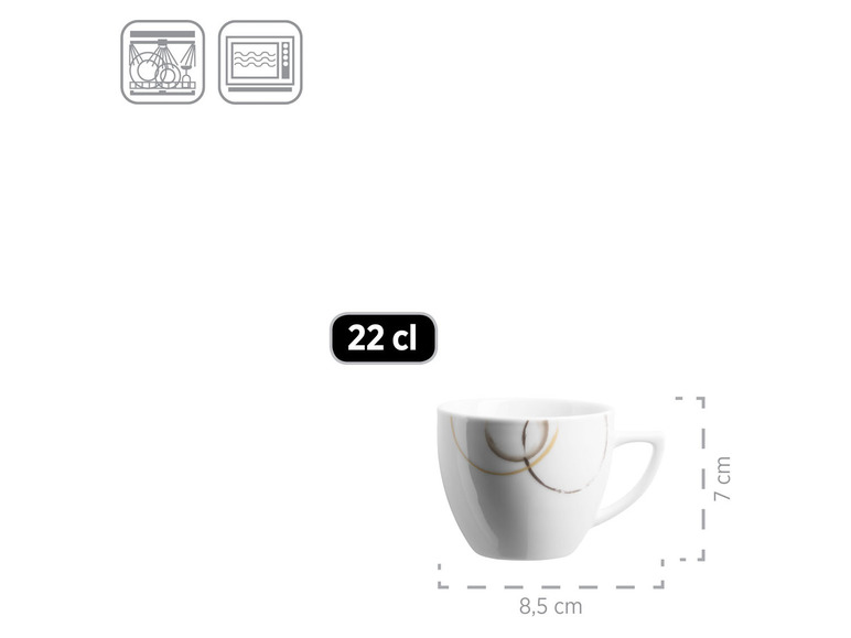 MÄSER Geschirr-Set »Nela«, beige/braun/weiß, 30-teilig Wochenangebot