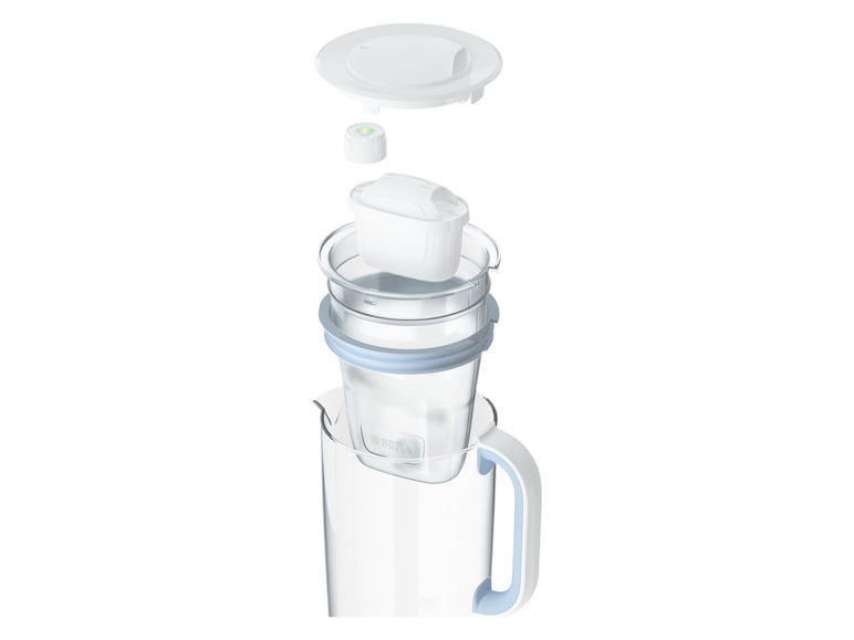 BRITA Glas hellblau inkl. 1x MAXTRA PRO ALL-IN-1 Filterkartusche Letzte 2 Tage