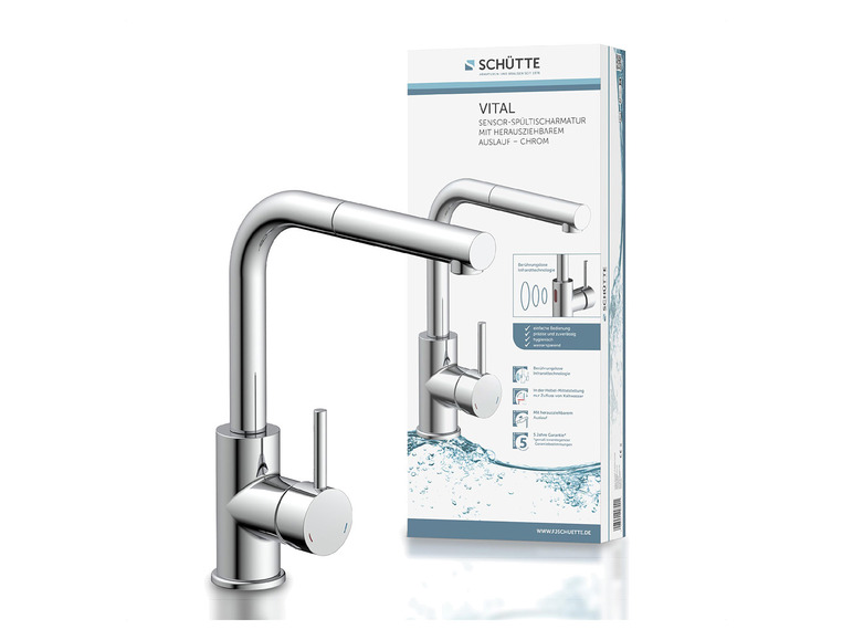Schütte Küchenarmatur »VITAL«, Sensorarmatur Sonderangebot der Fabrik