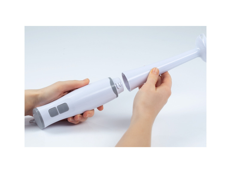 GOURMETmaxx Stabmixer 400 W weiß/grau Bis zu 55% Rabatt
