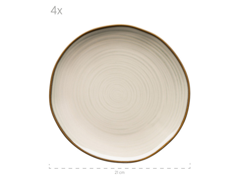 MÄSER Frühstücks-Set-Serie »Nottingham«, 12-teilig, Beige Fabrikladen