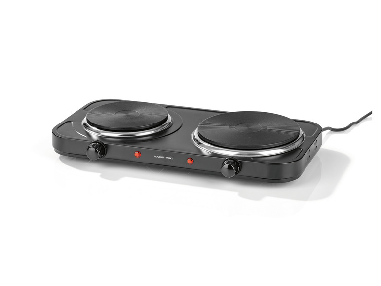 GOURMETmaxx Doppelkochplatte 2500 W schwarz