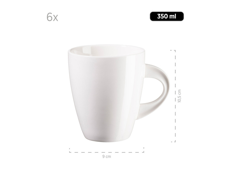 MÄSER Kaffeebecher-Set »La Musica«, 6-teilig, aus Porzellan Preisnachlass