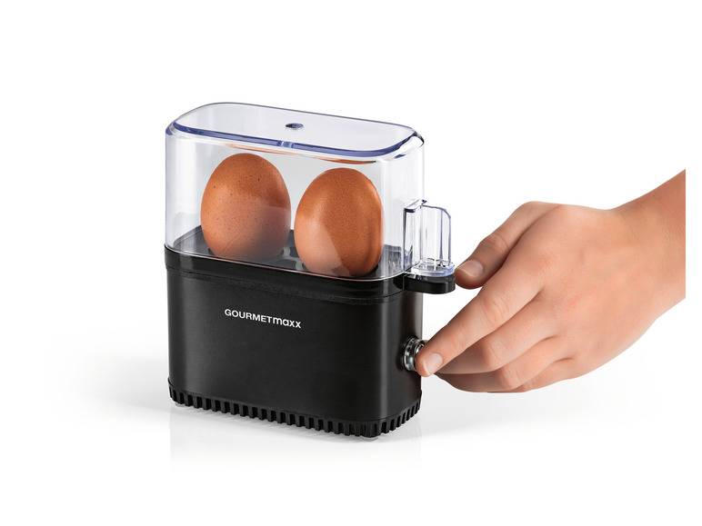 GOURMETmaxx Eierkocher Kompakt 2.0 250 W schwarz matt Blitzangebot