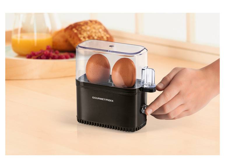 GOURMETmaxx Eierkocher Kompakt 2.0 250 W schwarz matt Blitzangebot