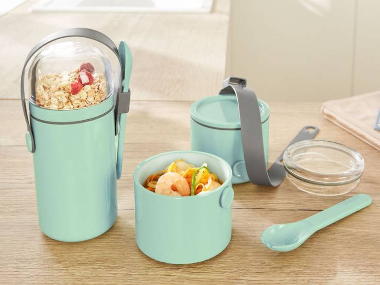ERNESTO® To-Go-Boxen, mit Trageriemen Blitzverkäufe