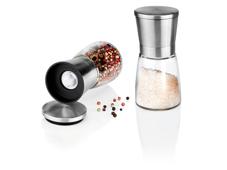 ERNESTO® Salz- und Pfeffermühle / Essig- und Öl-Spender, 2-teilig Limitierter Zeitrabatt