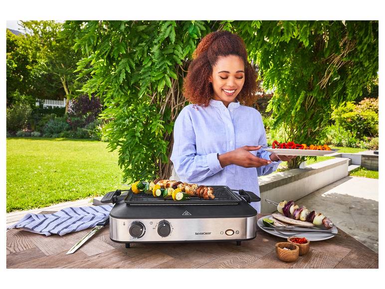 SILVERCREST® KITCHEN TOOLS Multifunktionsgrill SMEG 1600 A1, mit Kebabfunktion Top Angebot