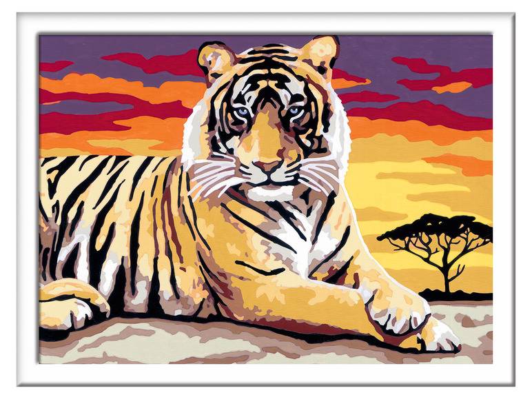 Ravensburger Malen nach Zahlen »Majestätischer Tiger« Letzte 3 Tage