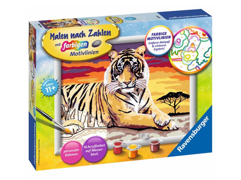 Ravensburger Malen nach Zahlen »Majestätischer Tiger« Letzte 3 Tage
