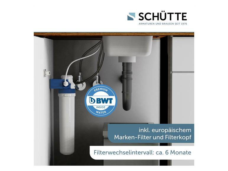 Schütte Küchenarmatur mit Filtersystem »Aquastar Pro«, mit 360° schwenkbarem Auslauf JETZT KAUFEN