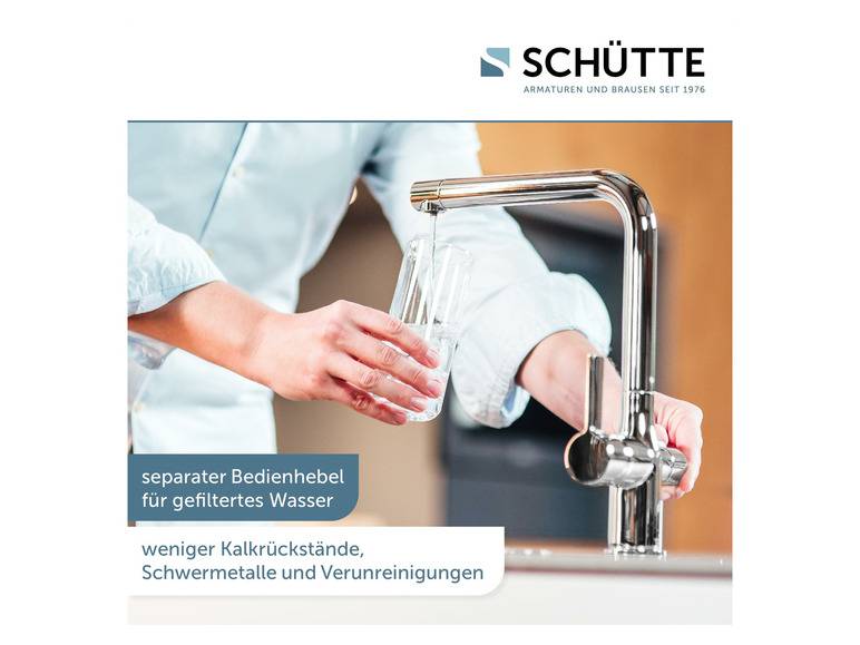 Schütte Küchenarmatur mit Filtersystem »Aquastar Pro«, mit 360° schwenkbarem Auslauf JETZT KAUFEN
