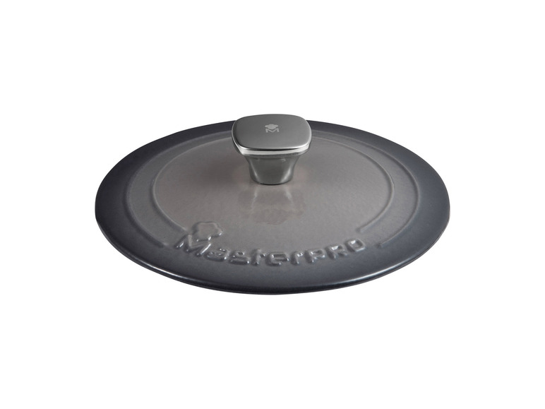 Masterpro Kasserolle, Gusseisen, mit Deckel, Ø22 cm 50% Rabatt mit kostenlosem Versand