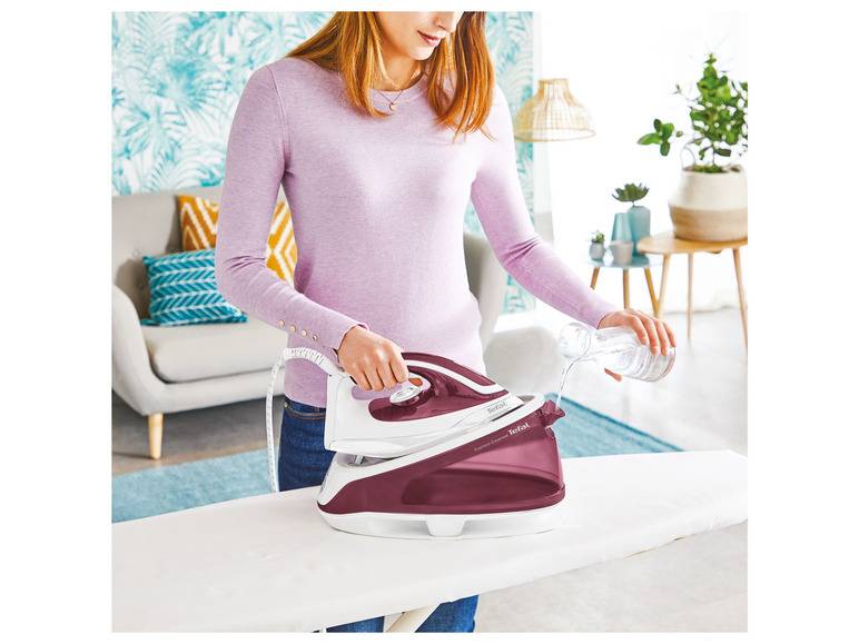 Tefal Dampfbügelstation »Express Easy SV6110« + Aquapur Elektro-Dampfbügeltisch 50% Rabatt für begrenzte Zeit